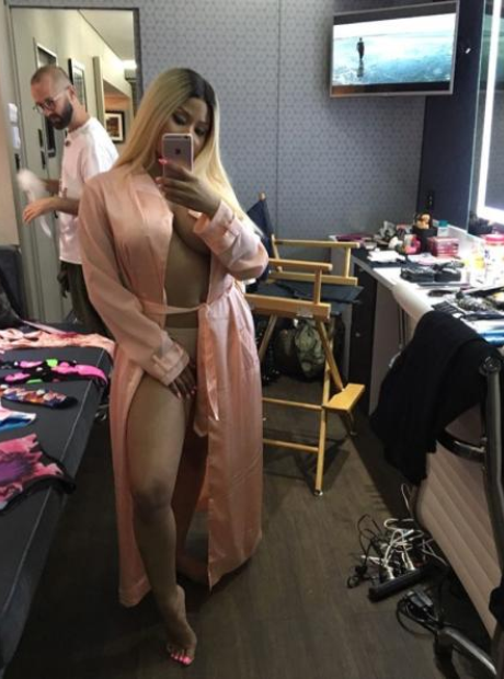 Nicki Minaj in Dressing Room