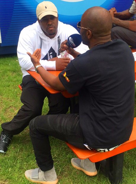 Backstage at Wireless Festival