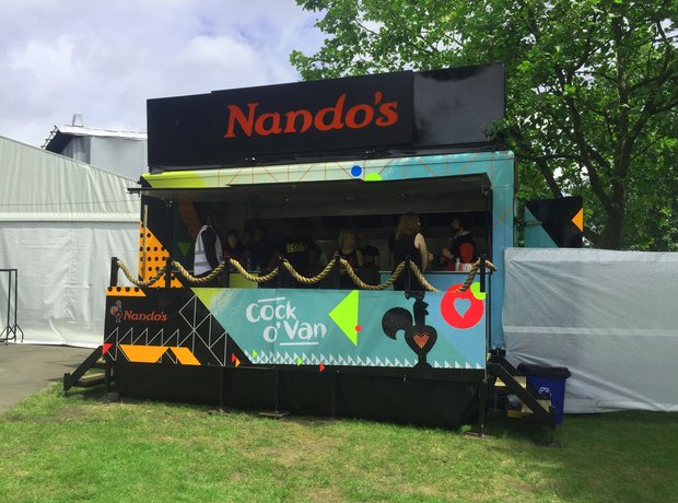 Backstage at Wireless Festival