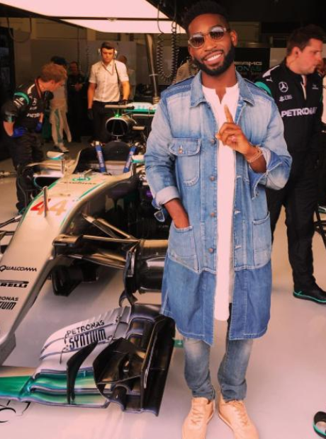 Tinie Tempah at Formula One