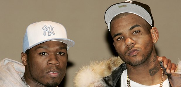 Super Bowl halftime show beef between rappers 50 Cent and The Game