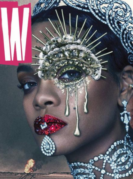 Rihanna covering W Magazine