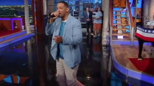 Will Smith performing Summertime
