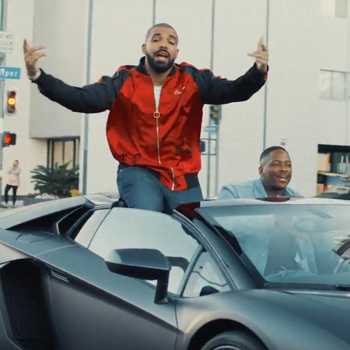 Drake and YG in car