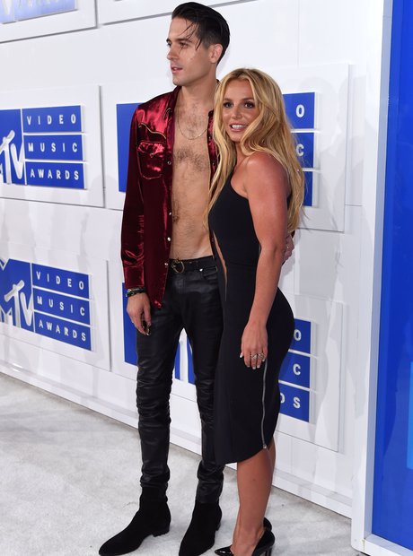 Britney Spears and G.Eazy Red Carpet MTV VMAs 2016