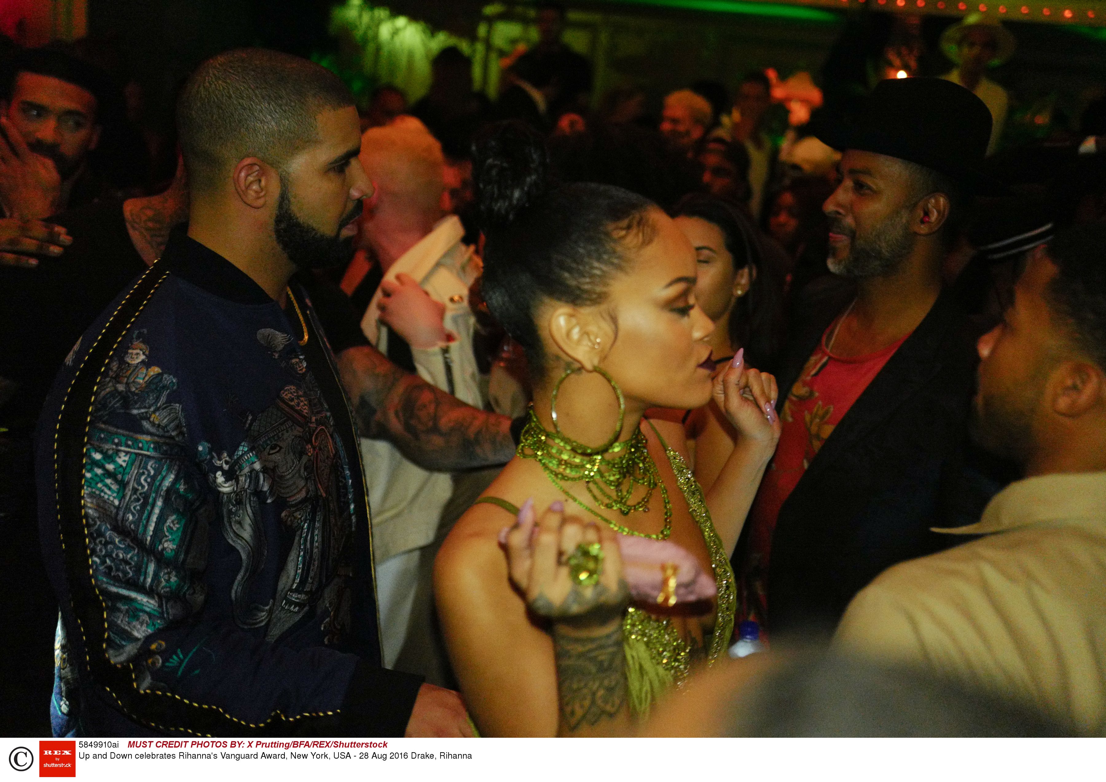 Drake and Rihanna aftershow party