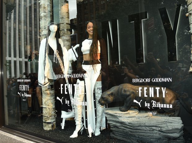 Rihanna at Bergdorf Fenty launch