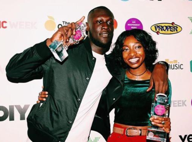 Stormzy Lil Simz at 2016 AIM Awards