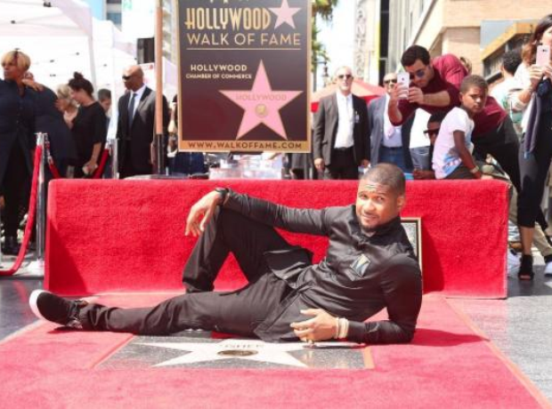 Usher Hollywood Walk Of Fame