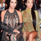 Image 1: kim kourtney kardashian balmain fashion show