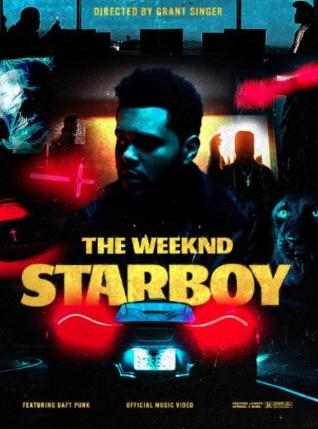 The Weeknd Starboy poster