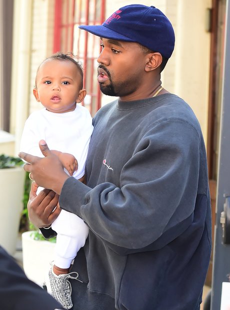Kanye West with Saint