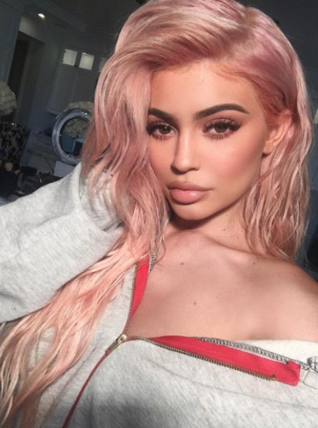 Kylie Jenner Rose Gold Hair