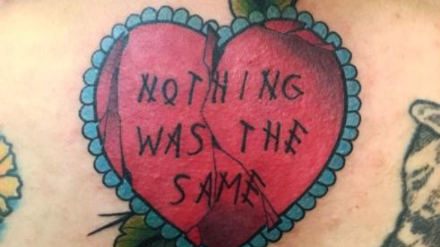 Drake Nothing Was The Same Tattoo
