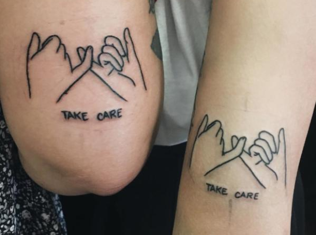 Friendship goals. - Views From The Parlour: 21 Drake Tattoos That Will  Inspire... - Capital XTRA
