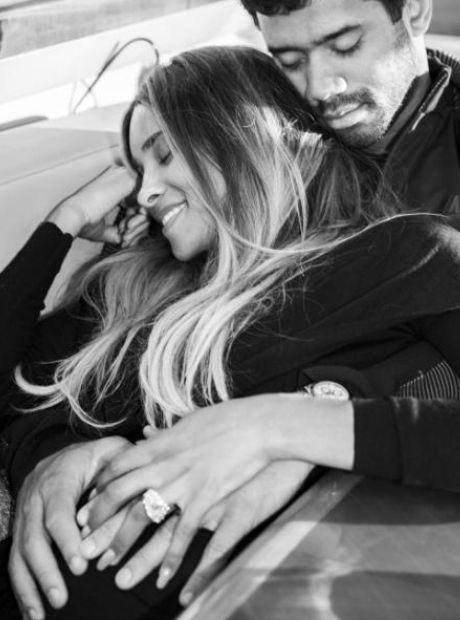 Ciara and Russell Wilson 