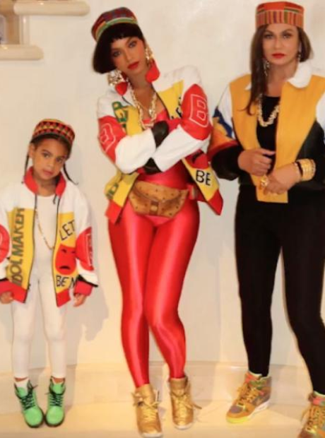 Beyonce, Blue Ivy and Tina Knowles