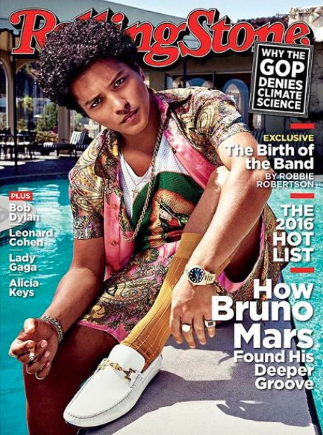 Bruno Mars Rolling Stone Cover