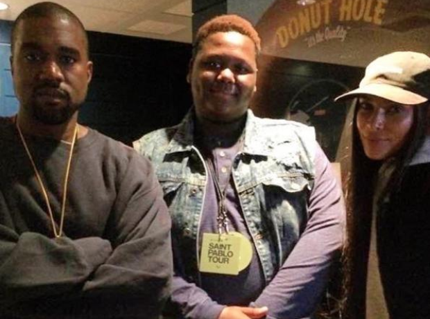 Kanye and Kim With The Late Alton Sterling's Eldes