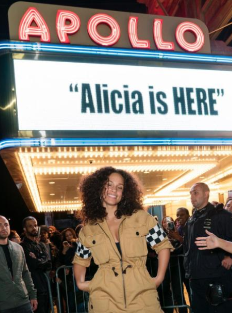 Alicia Keys is Here at the Apollo