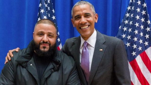 DJ Khaled and Barack Obama 