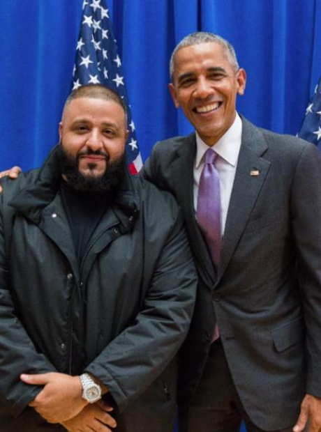 DJ Khaled and Barack Obama 