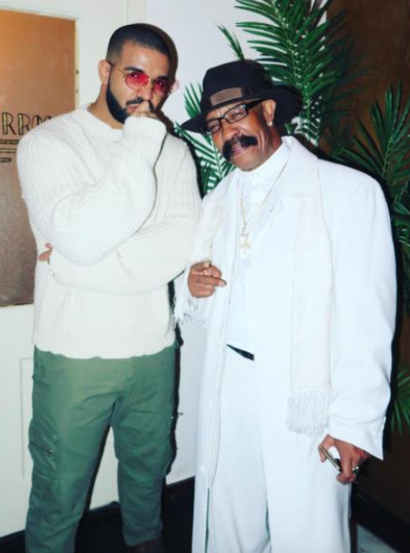 Drake and his father Dennis Graham AMAs