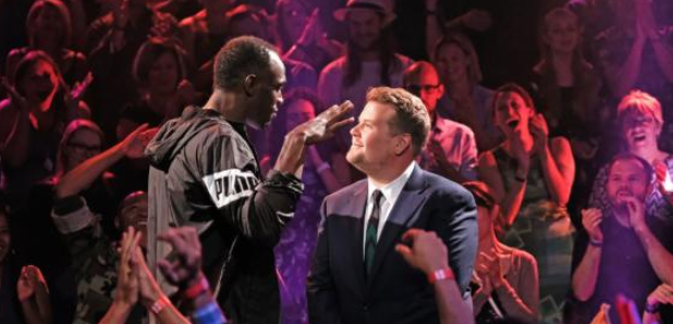 James Corden Usain Bolt Rap Battle
