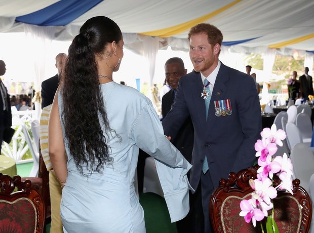 Prince Harry meets Rihanna in Barbados