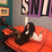 Image 10: Kehlani on the SNICK chair at Nickelodeon