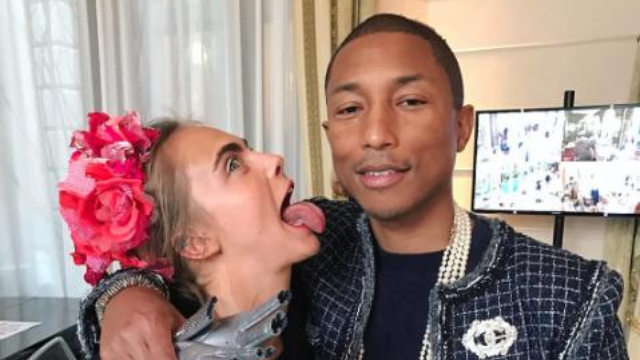 Pharrell Williams and Cara Delevingne