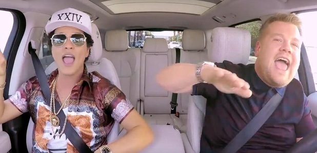 James Corden Bruno Mars Carpool Karaoke