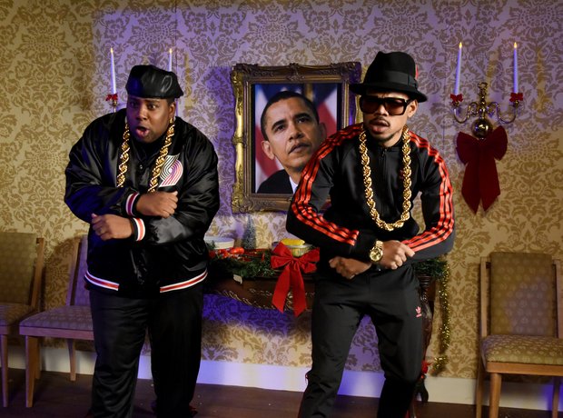 Kenan Thompson and Chance The Rapper during the 'J