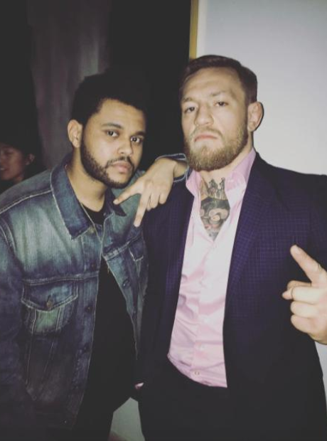 The Weeknd And Conor McGregor
