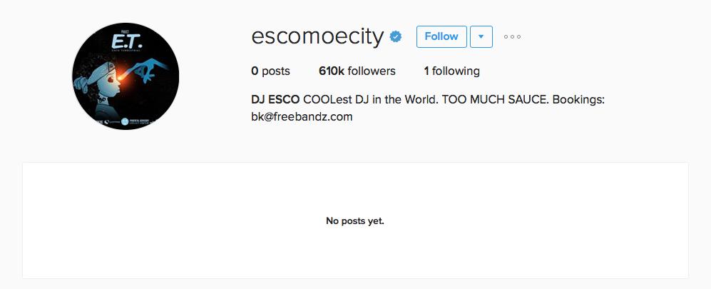 DJ Esco Instagram