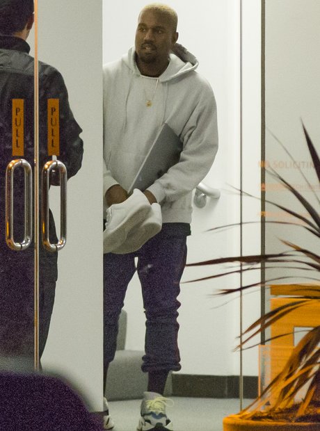 Kanye West dons remarkably laid-back look for late