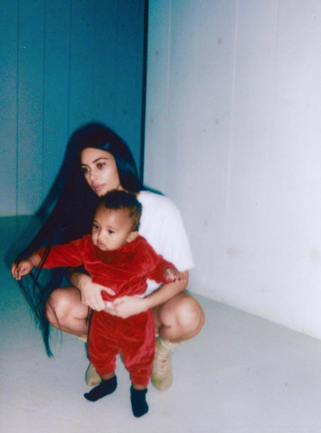 Kim Kardashian and Saint West - "my son"