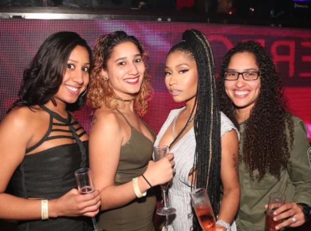 Nicki Minaj celebrates with her cousins on NYE in 