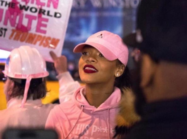 Rihanna Women's March New York