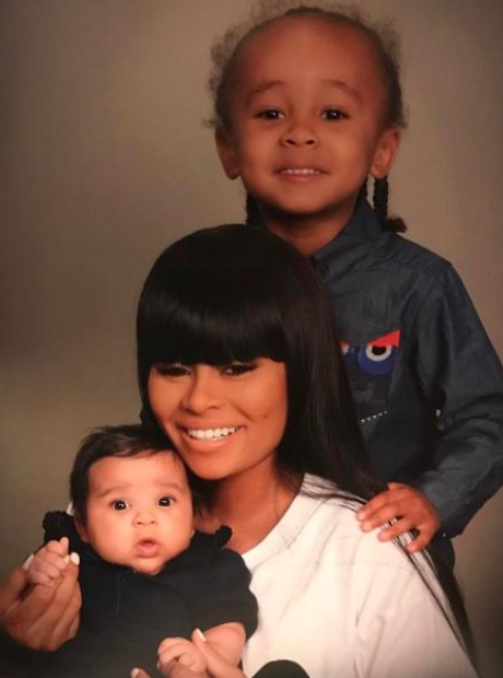 Blac Chyna, King Cairo and Dream Kardashian