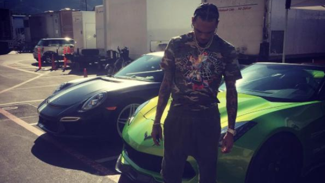 Chris Brown Responds After His Lamborghini Was Found Wrecked In LA -  Capital XTRA