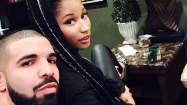 Nicki Minaj with Drake on instagram