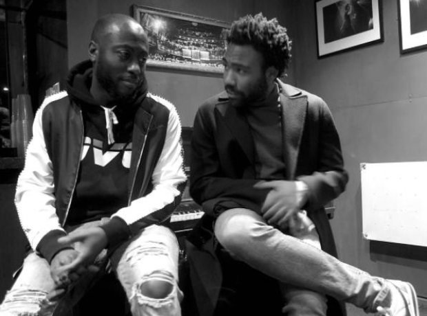 Childish Gambino and producer Nineteen85.