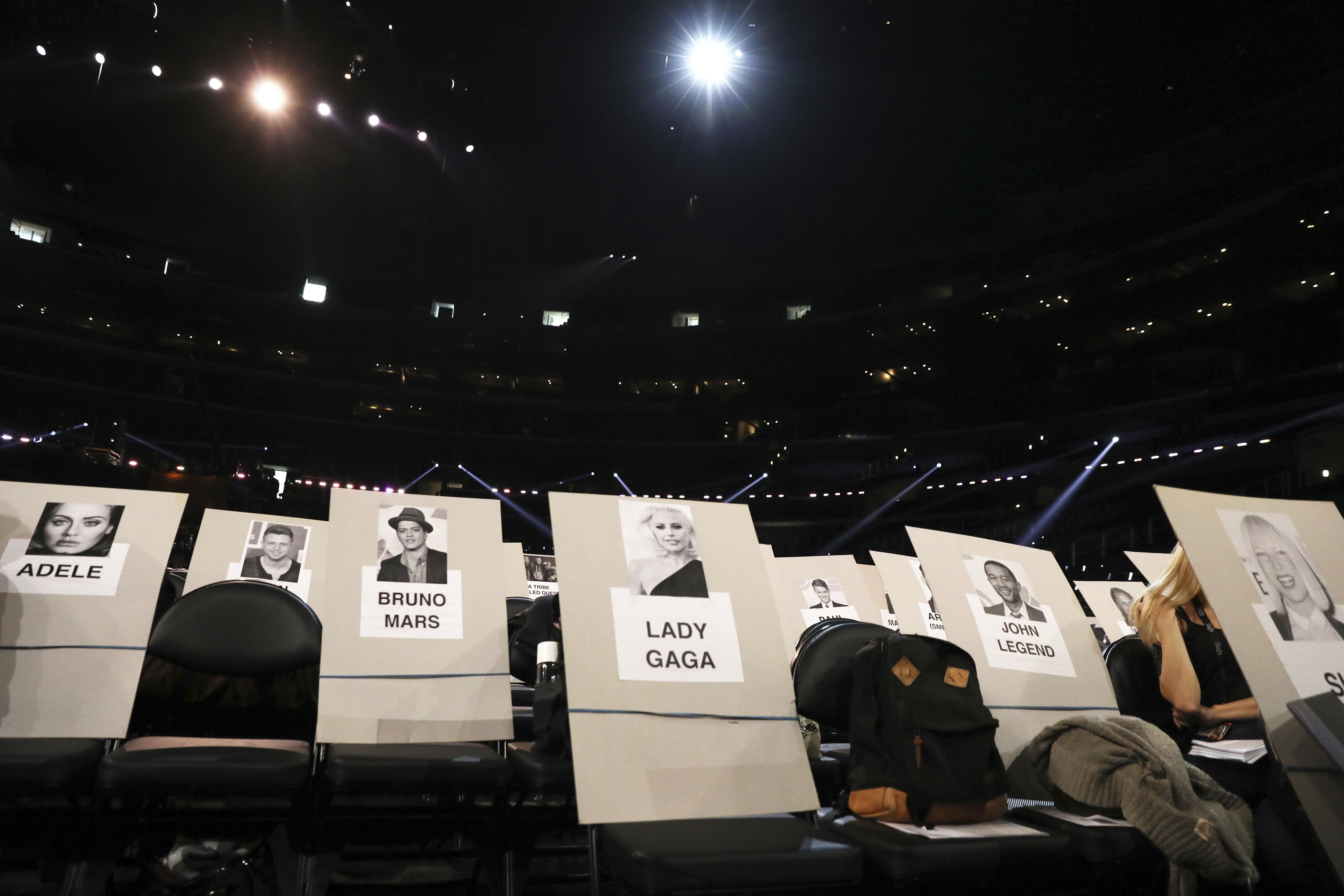 Grammys 2017 Seating Chart