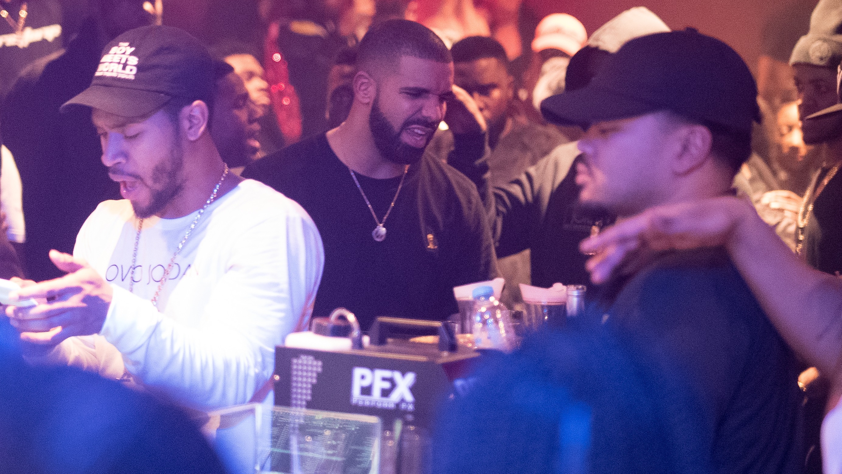 Drake in London nightclub