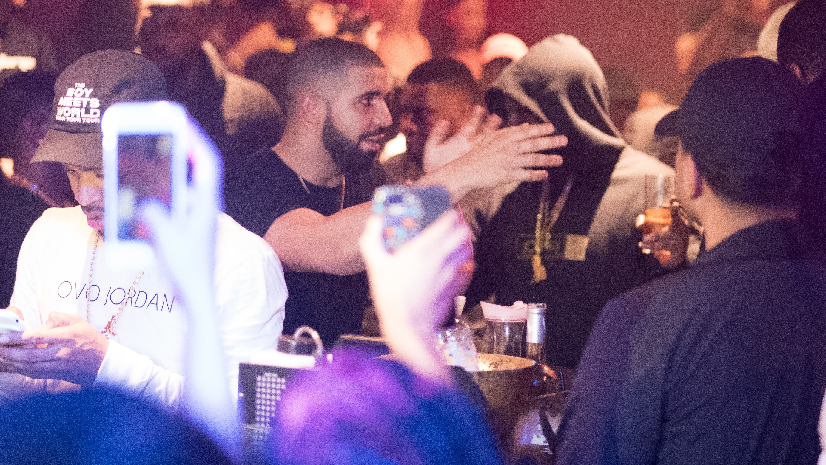 Drake in London nightclub