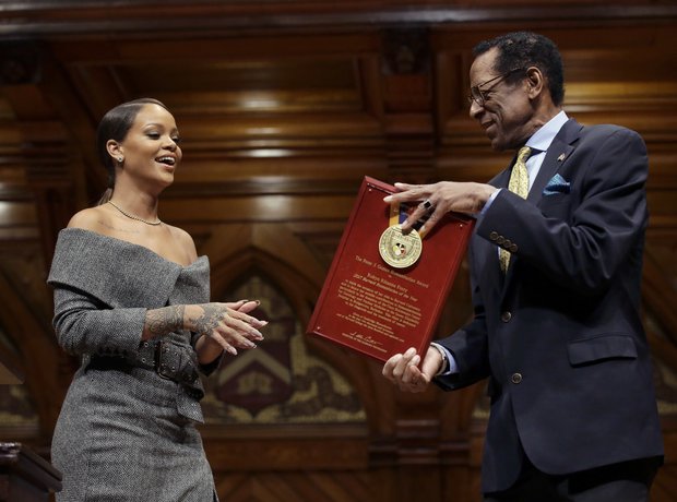 Rihanna at Harvard University