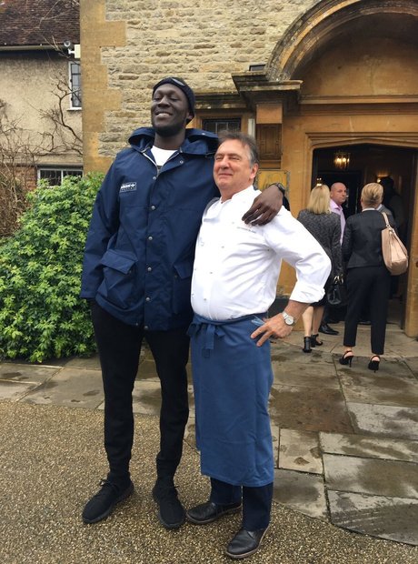 Stormzy cooking pancakes with Raymond Blanc