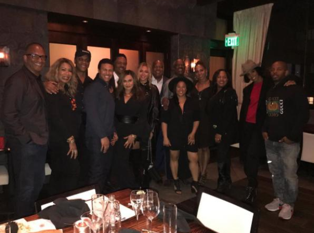 Beyonce and Tina Knowles attend a family dinner