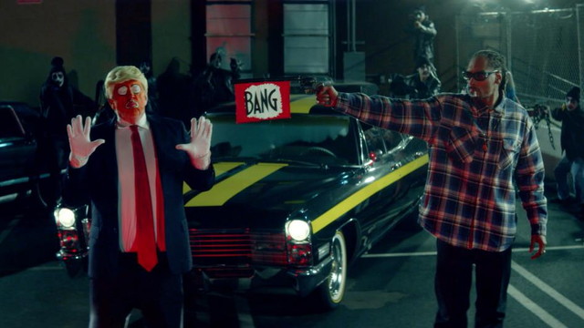 Snoop Dogg music video featuring Donald Trump